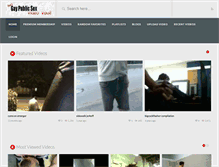 Tablet Screenshot of gaypublicsexvideos.com